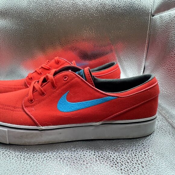 Size 11 Nike SB Zoom Stefan Janoski‎ Mens Red Skateboarding Shoes 615957-640 - Picture 6 of 11